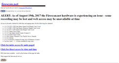 Desktop Screenshot of firescan.net