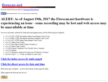 Tablet Screenshot of firescan.net